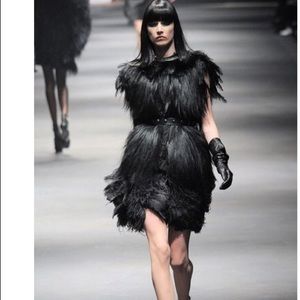 Right off the runway Lanvin fur vest